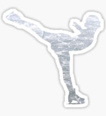 Ice Skating Figure Sticker