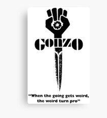 Gonzo - Hunter S. Thompson Canvas Print