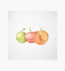 Watercolor apples Scarf