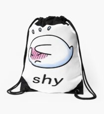 Shy Boo 2 Drawstring Bag