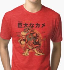 Camiseta de tejido mixto Bowserzilla