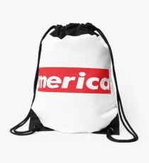 Merica Words Millennials Use Drawstring Bag
