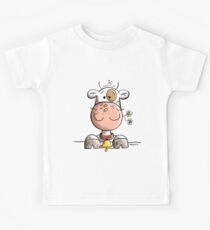 Little Cute Cow Kids Tee
