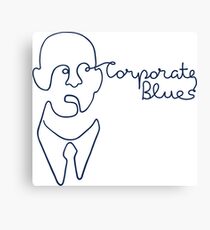 Corporate Blues Canvas Print