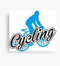 Cycling Canvas Print