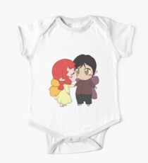 Feisty Fairies - Blushing Chibi Fairy Kisses! One Piece - Short Sleeve