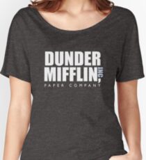 Dunder Mifflin The Office Logo Women's Relaxed Fit T-Shirt