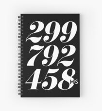 Speed of Light Spiral Notebook