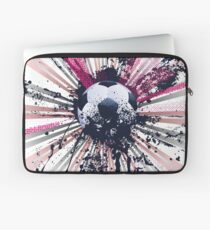 Grunge Soccer 5 Laptop Sleeve