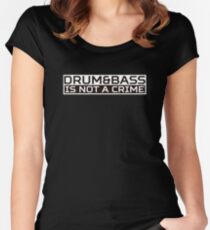 DNB Black Women's Fitted Scoop T-Shirt
