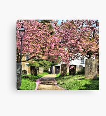 Church Yard Canvas Print