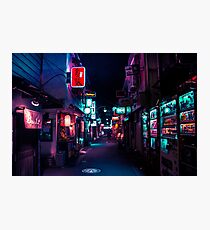 Late Night in Shinjuku's Golden Gai Photographic Print