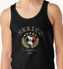 Mexiko-mexikanische Fußball-Team Russland 2018 T-Shirt Fußball Fan Copa Mundial Tank Top