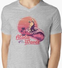 Alola Waves Men's V-Neck T-Shirt