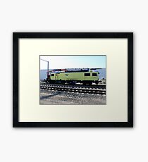 Amtrak Catenary Maintenance Unit in Kingston Yard Framed Print