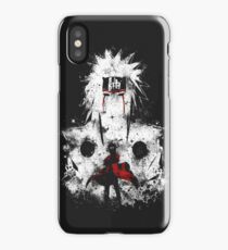Naruto jiraiya red iPhone Case