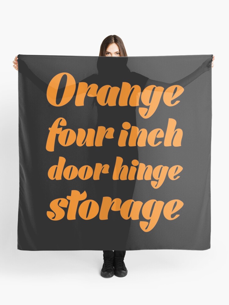 Eminem Orange Rhyme Quote Rap Hip Hop Scarf