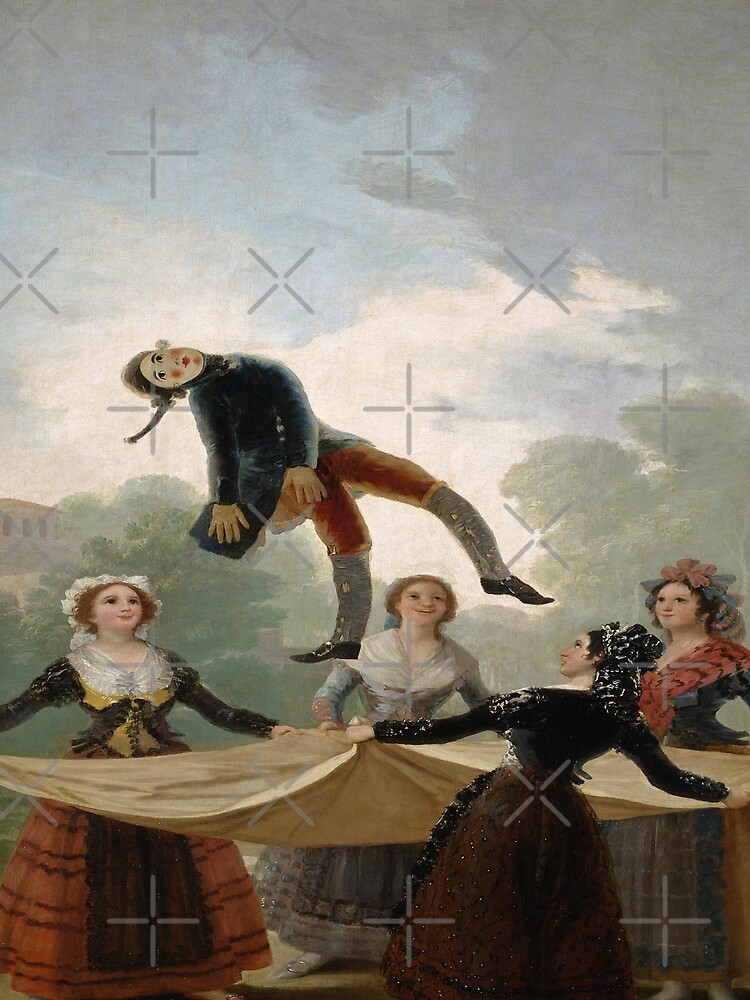 "The Straw Manikin(El pelele)Francisco Goya" Tshirt by LexBauer