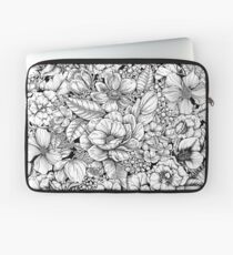 Floral Flower circle Laptop Sleeve