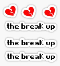 MGK// The Break Up Sticker