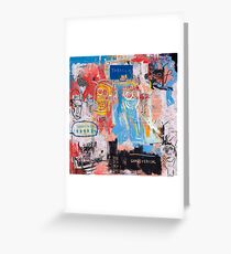Basquiat Style 2 Greeting Card