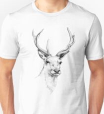Deer Antlers Stag Head Unisex T-Shirt