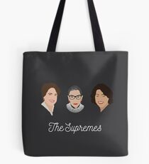 Die Supremes (3, mit Augen, weißer Text) Tasche