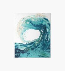 Ocean Wave Art Print Picture - Turquoise Sea Surf Beach Decor Art Board