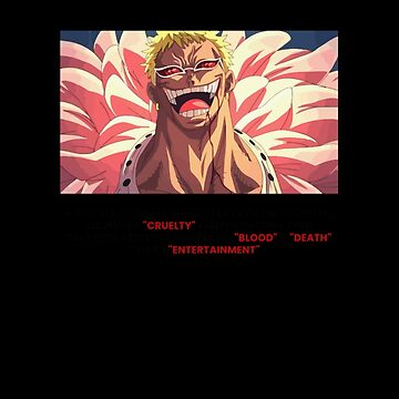 Doflamingo one piece Poster for Sale by herocloth