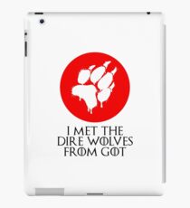 Direwolf iPad Case/Skin