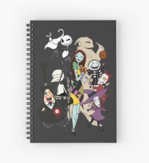 the nightmare before christmas Spiral Notebook