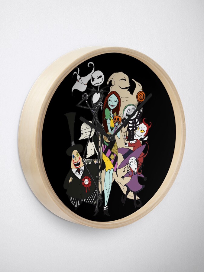 Alternate view of the nightmare before christmas Clock