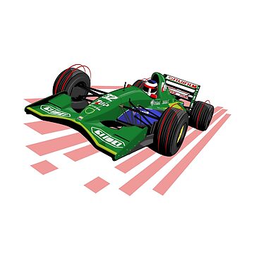 Jordan 191 Formula 1 Car as Driven by Michael Schumacher