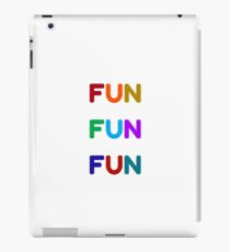 fun fun fun colorful design iPad Case/Skin