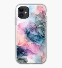 Heavenly Pastels 1: Original Abstract Ink Painting iPhone Case