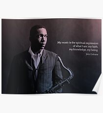 John Coltrane Poster