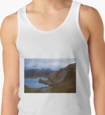 Country road in the Scottish Highlands of Sutherland Scotland UK Tank Top