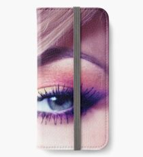 Close up eye with beautiful colors iPhone Wallet/Case/Skin
