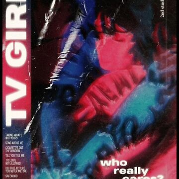 Póster De Pop Band TV Girl Music Album Cover Who Really Cares Pintura Decorativa Lienzo Poster De Pared E Imagen De Arte Moderno Decoracion De