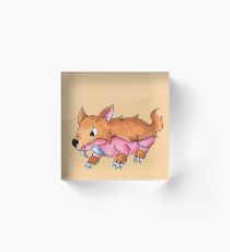Sabertooth Piggy Acrylic Block