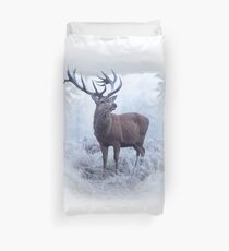 A Fine Frosty Fellow Duvet Cover