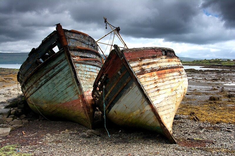 "Abandoned Boats" by KasiaD Redbubble
