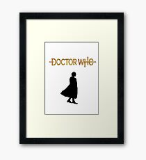 Doctor Who 13th doctor logo Framed Print