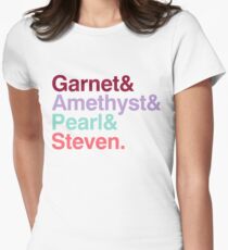 The Crystal Gems - Gem Colors Women's Fitted T-Shirt