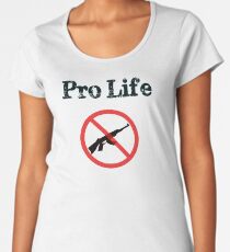 Anti Assault Rifle Gun Reform Now Pro Life Vintage Retro Style Gear Women's Premium T-Shirt