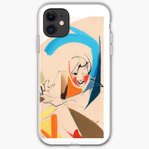 Jazz Groovy Musicians Playing iPhone Soft Case