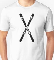 Crossed ski Unisex T-Shirt