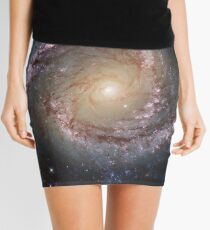 Grand swirls, swirls, hubble, ngc 1566, beautiful, galaxy, million light years, constellation Mini Skirt