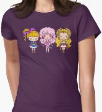 Lil 'CutiEs - Achtziger Damen Tailliertes T-Shirt für Frauen