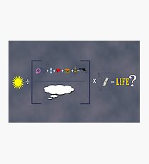 Equation of Life Poster Photographic Print